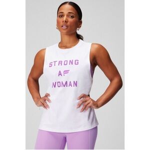 Fabletics Strong AF Woman Muscle Tank XXL NWT